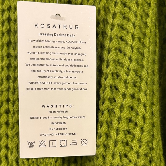 Vagabond Olive Green Knit Cardigan - Picture 2 of 8